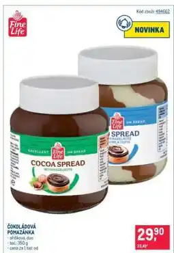 Makro ČOKOLÁDOVÁ POMAZÁNKA nabídka