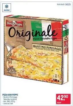 Makro Pizza Don Peppe nabídka