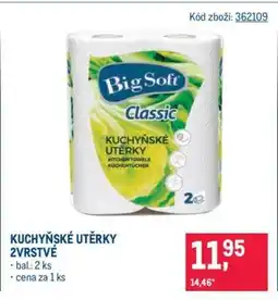 Makro Kuchyňské utěrky 2vrstvé nabídka
