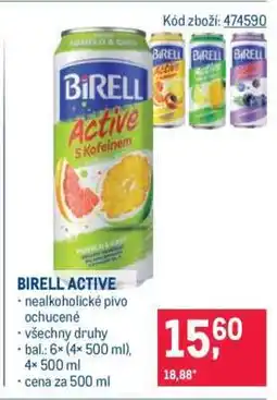 Makro Birell Active nabídka