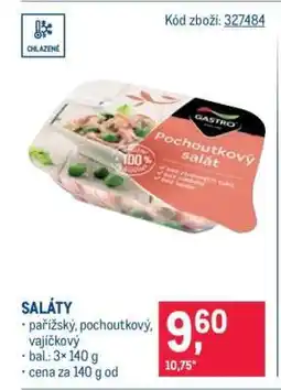 Makro Saláty nabídka