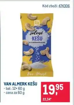 Makro Van Almerk kešu nabídka