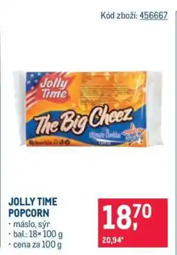 Makro JOLLY TIME POPCORN nabídka