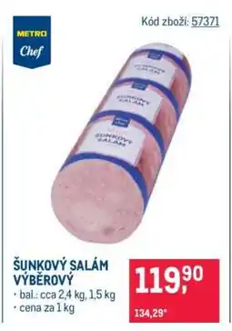 Makro Šunkový salám výběrový nabídka