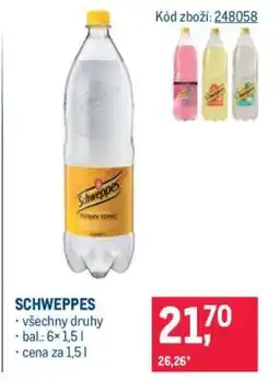 Makro Schweppes nabídka