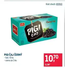 Makro PIGI ČAJ ČERNÝ nabídka