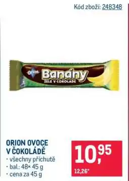 Makro Orion ovoce v čokoládě nabídka