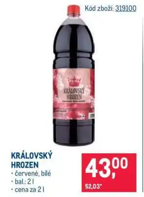 Makro Královský hrozen nabídka