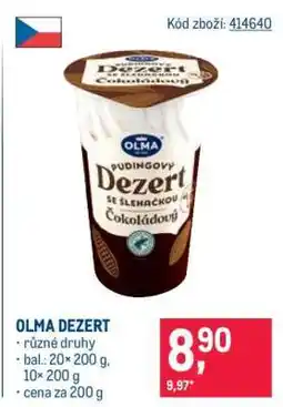 Makro Olma Dezert nabídka