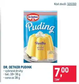Makro Dr.Oetker pudink nabídka