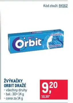 Makro ŽVÝKAČKY ORBIT DRAŽÉ nabídka