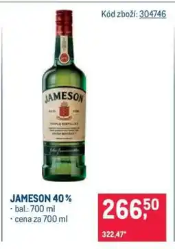 Makro Jameson 40 % nabídka