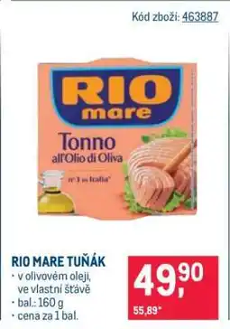 Makro Rio Mare Tuňák nabídka