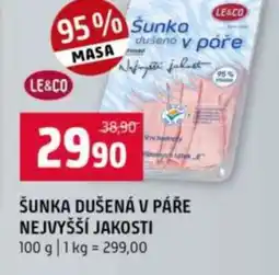 Terno Šunka dušená v páře nejvyšší jakosti nabídka