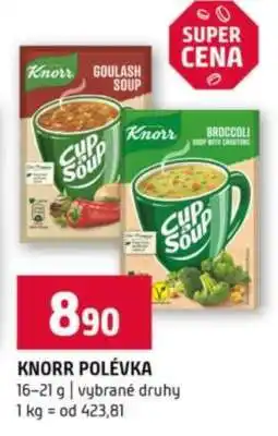 Terno Knorr polévka nabídka