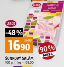 Terno Šunkový salám nabídka