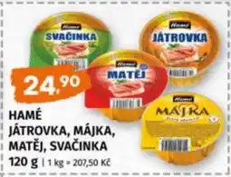 Terno HAMÉ Játrovka, Májka, Matěj, Svačinka nabídka
