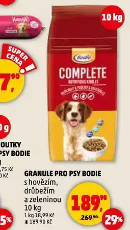 Penny Market Bodie granule pro psy nabídka