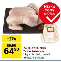 Tesco Kuře celé nabídka
