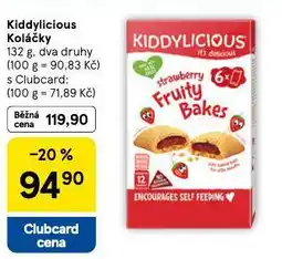 Tesco Kiddylicious koláčky nabídka