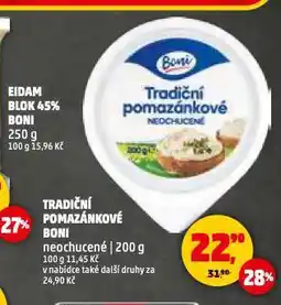 Penny Market Tradiční pomazánkové nabídka