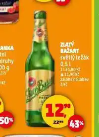 Penny Market Pivo zlatý bažant nabídka