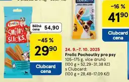 Tesco Frolic pochoutky pro psy nabídka