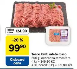 Tesco Krůtí mleté maso nabídka