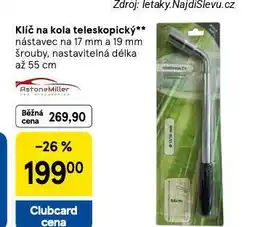 Tesco Klíč na kola teleskopický nabídka