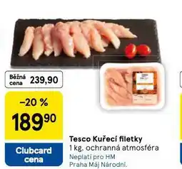 Tesco Kuřecí filetky nabídka