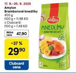 Tesco Amynol bramborové knedlíky nabídka