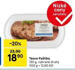 Tesco Paštika nabídka