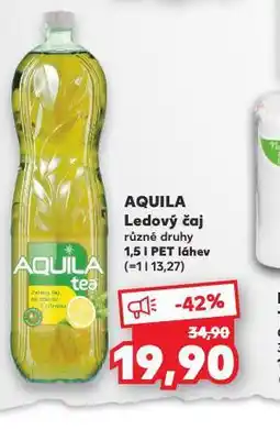 Kaufland Aquila ledový čaj nabídka