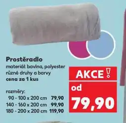 Kaufland Napínací prostěradlo 140-160 x 200 cm nabídka