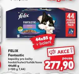 Kaufland Felix fantastic kapsičky pro kočky nabídka