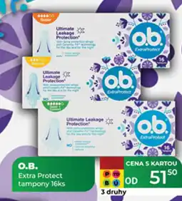 Tamda Foods O.B. Extra Protect tampony nabídka