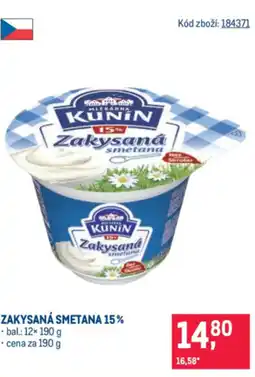 Makro Zakysaná smetana 15% nabídka