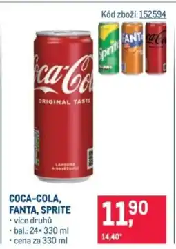 Makro Coca-cola, fanta, sprite nabídka