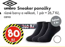 TEDi Umbro Sneaker ponožky nabídka