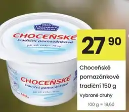 Kubík potraviny Choceňské pomazánkové tradiční nabídka