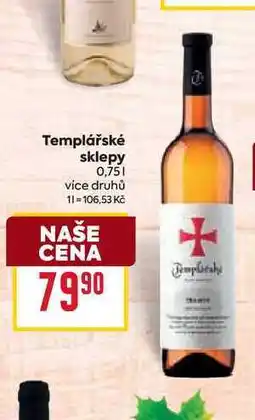 Billa Templářské sklepy 0,75l nabídka
