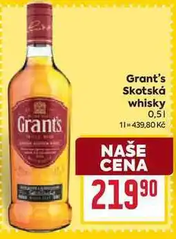 Billa Grant's Skotská whisky 0,5l nabídka