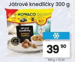 Kubík potraviny NOWACO Játrové knedlíčky nabídka