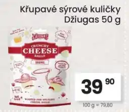 Kubík potraviny Křupavé sýrové kuličky Džiugas nabídka