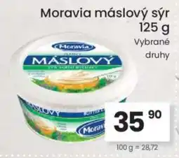 Kubík potraviny Moravia máslový sýr nabídka