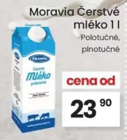 Kubík potraviny Moravia Čerstvé mléko nabídka