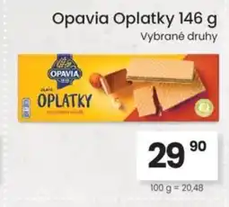 Kubík potraviny OPAVIA Oplatky nabídka