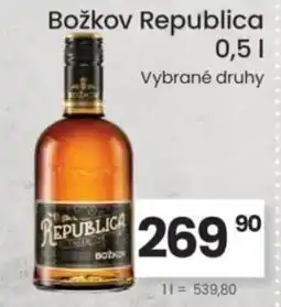 Kubík potraviny Božkov Republica nabídka