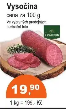 COOP DISKONT Vysočina nabídka