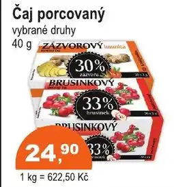 COOP DISKONT Čaj porcovaný nabídka